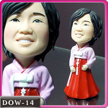 DOW-14 公仔娃娃-韓國傳統服飾公仔